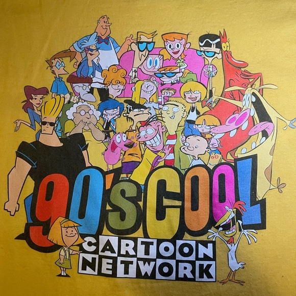 Yellow CARTOON NETWORK Short Sleeve Graphic Tee S - Picture 2 of 4